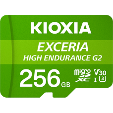 KIOXIA EXCERIA HIGH ENDURANCE G2 UHS-I MicroSDXC 256GB 記憶卡 (U3 V30 A1) R: 100MB/s W: 50MB/s KIOXIA EXCERIA HIGH ENDURANCE G2 UHS-I MicroSDXC 256GB 記憶卡 (U3 V30 A1) R: 100MB/s W: 50MB/s